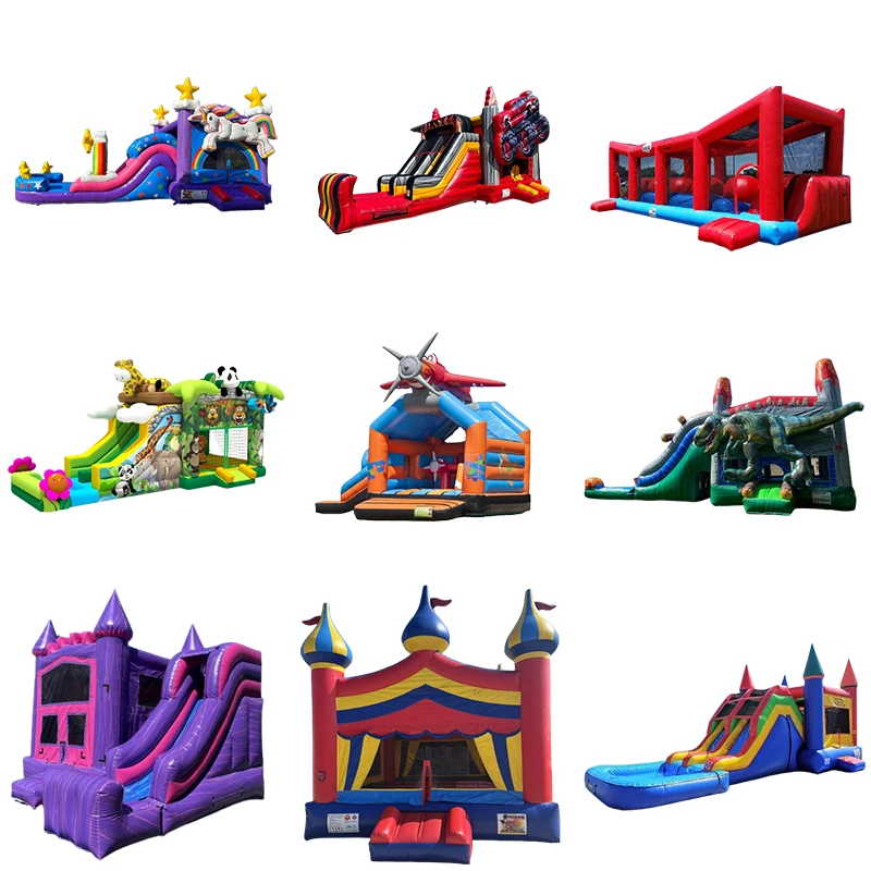 Commercial Air Jump Jumper Inflatable Water Slide Combo Adult Grade Bouncer Bouncy Castle Bounce House Jump With Blower Price