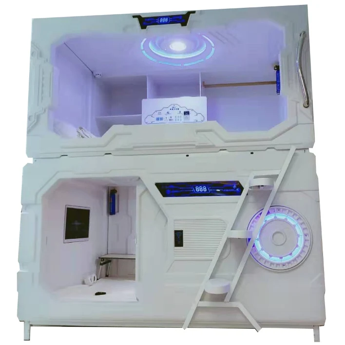 Supplier Structural Steel Modular Prefab Home/ Capsule Hotel Bed/ Sleepbox/ Airport Sleep Pod