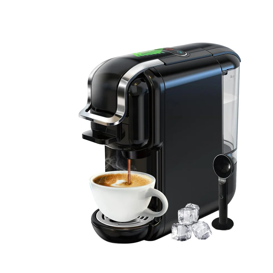 5-in-1 Multifunctional 19Bar Automatic Espresso Machine Single Serve Coffee Maker for Household Use US Plug Type