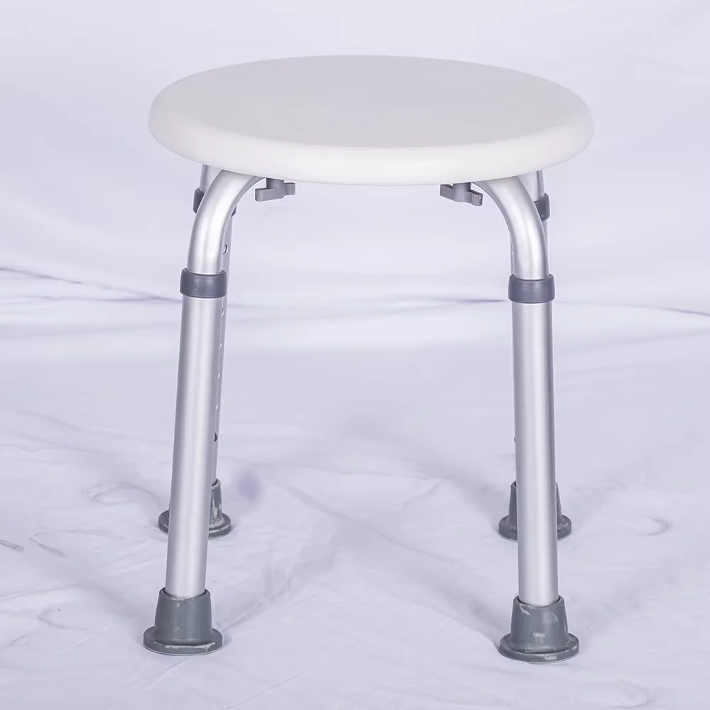 Aluminum Adjustable Height Bathroom adjustable disabled shower chair for elderly bath chair bathroom safety equipment