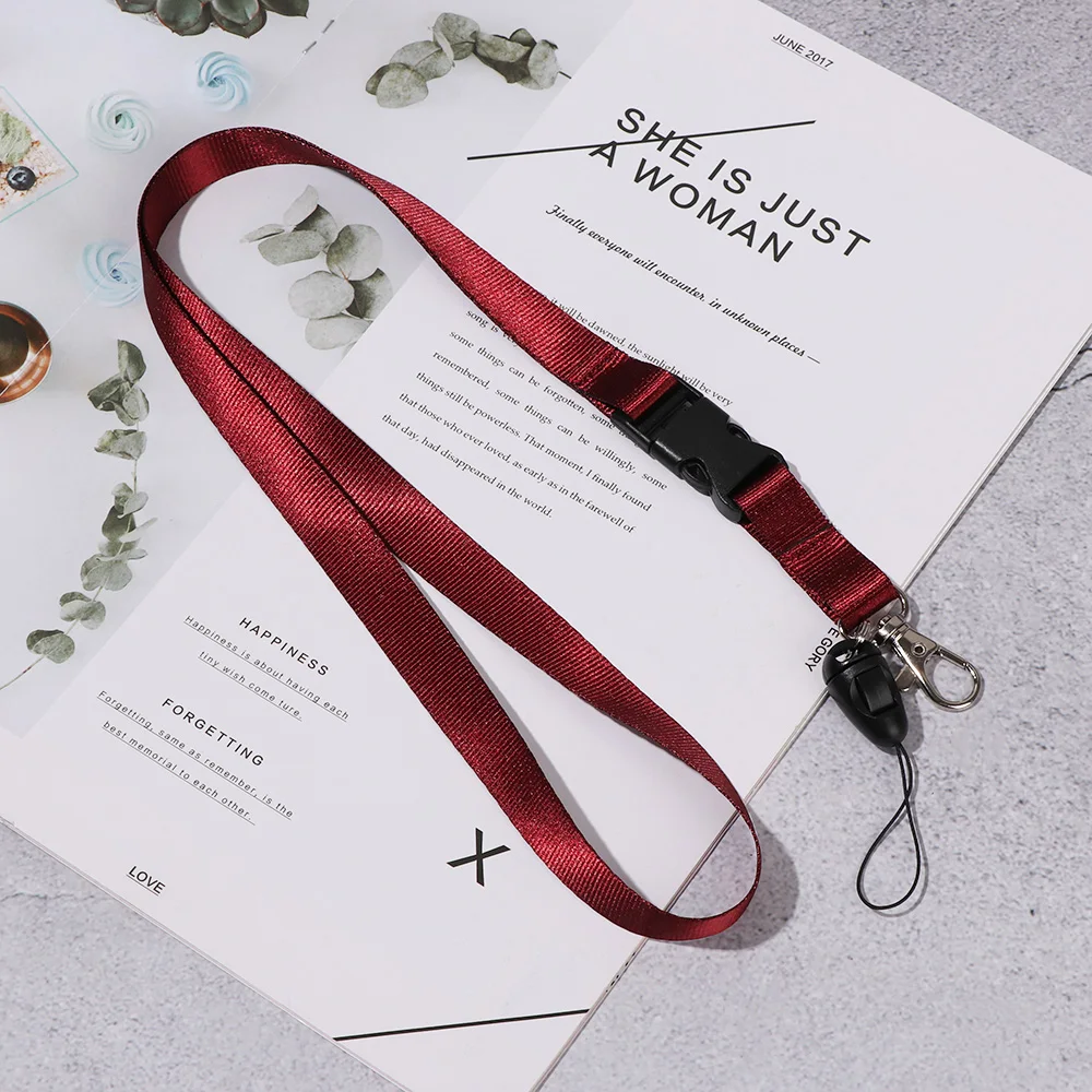 Personalized Custom Logo Silk Screen Printed Polyester High-Quality Basketball Airbus Lanyard