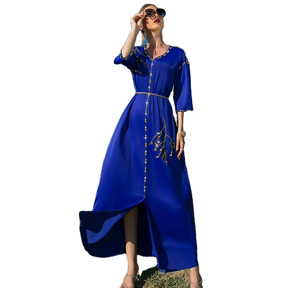 2022 Muslim khimar Dress ethnic Islamic clothing women jubah abayah musulman abaya wholesale in uk abaya egypt