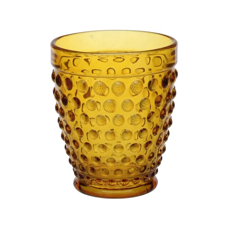 Telsen Colorful Vintage Nail Juice Drinkware Sets Hot Beverage Water Drinking Glass  Cups