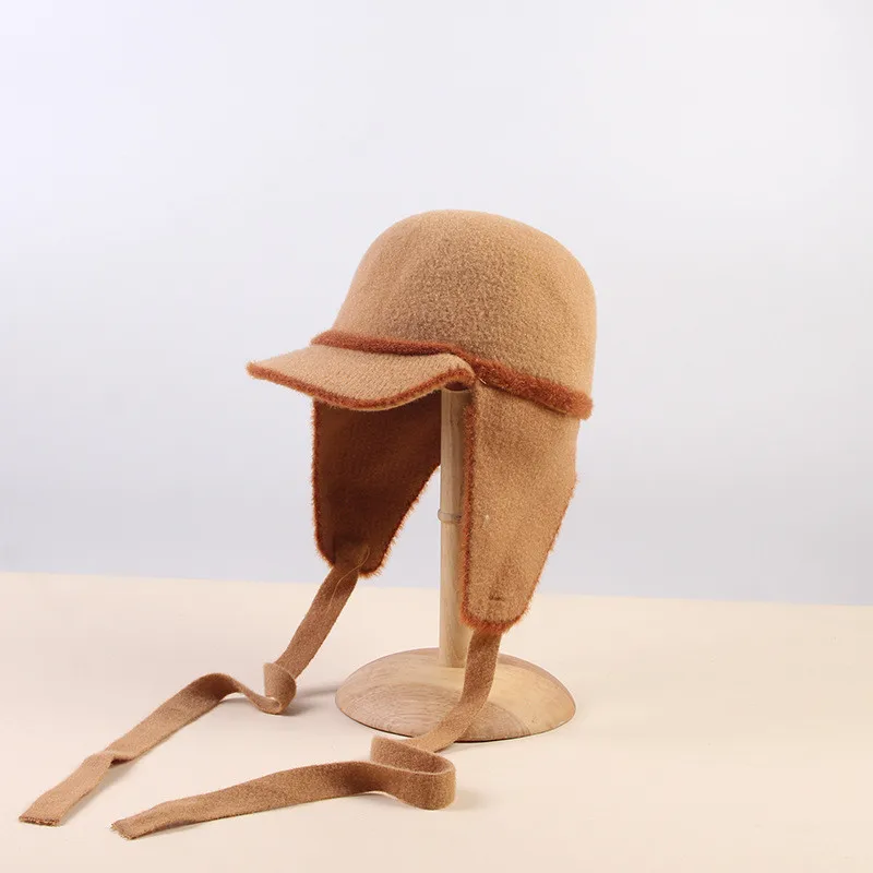 Women Girls Ear Flaps Aviator Winter Warm Trapper Hat Snow Ski Cycling Caps