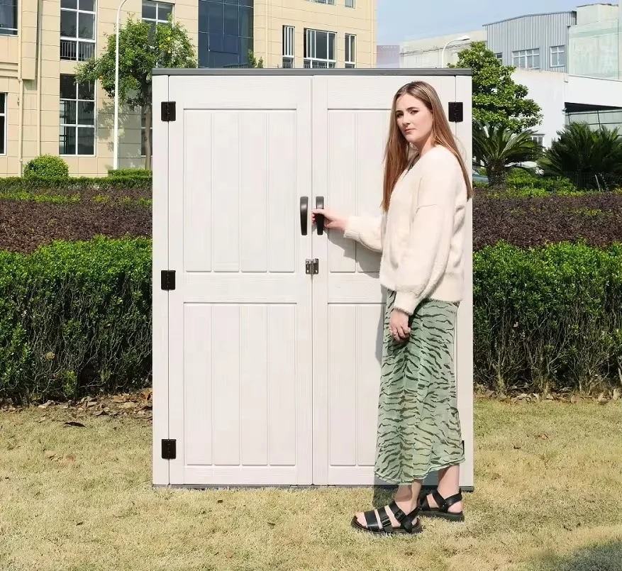 Vertical Storage Shed Perfect to Store Patio Furniture, Garden Tools Accessories,Bike,Beach Chairs and Lawn Mower