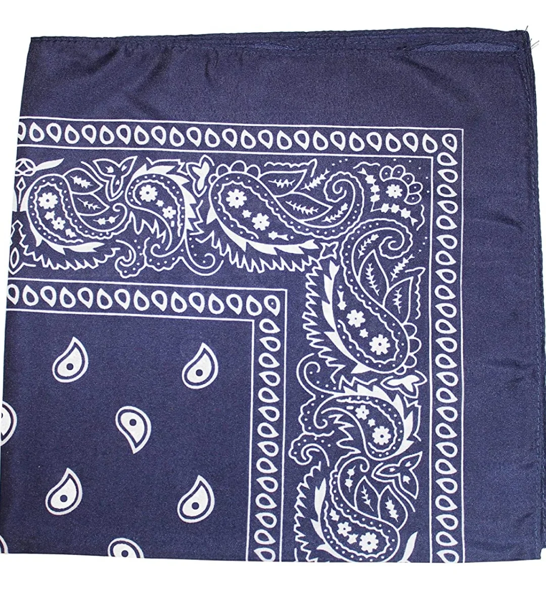 Custom pattern Bandanna Wholesale Square Handkerchief Cotton Soft Paisley Hip Hop Bandanna
