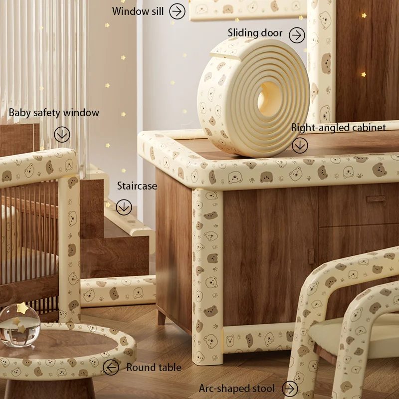 Wholesale Cute Baby refrigerator protection Baby Proofing Safety Plastic Table Corner Protector Baby Safety Corner