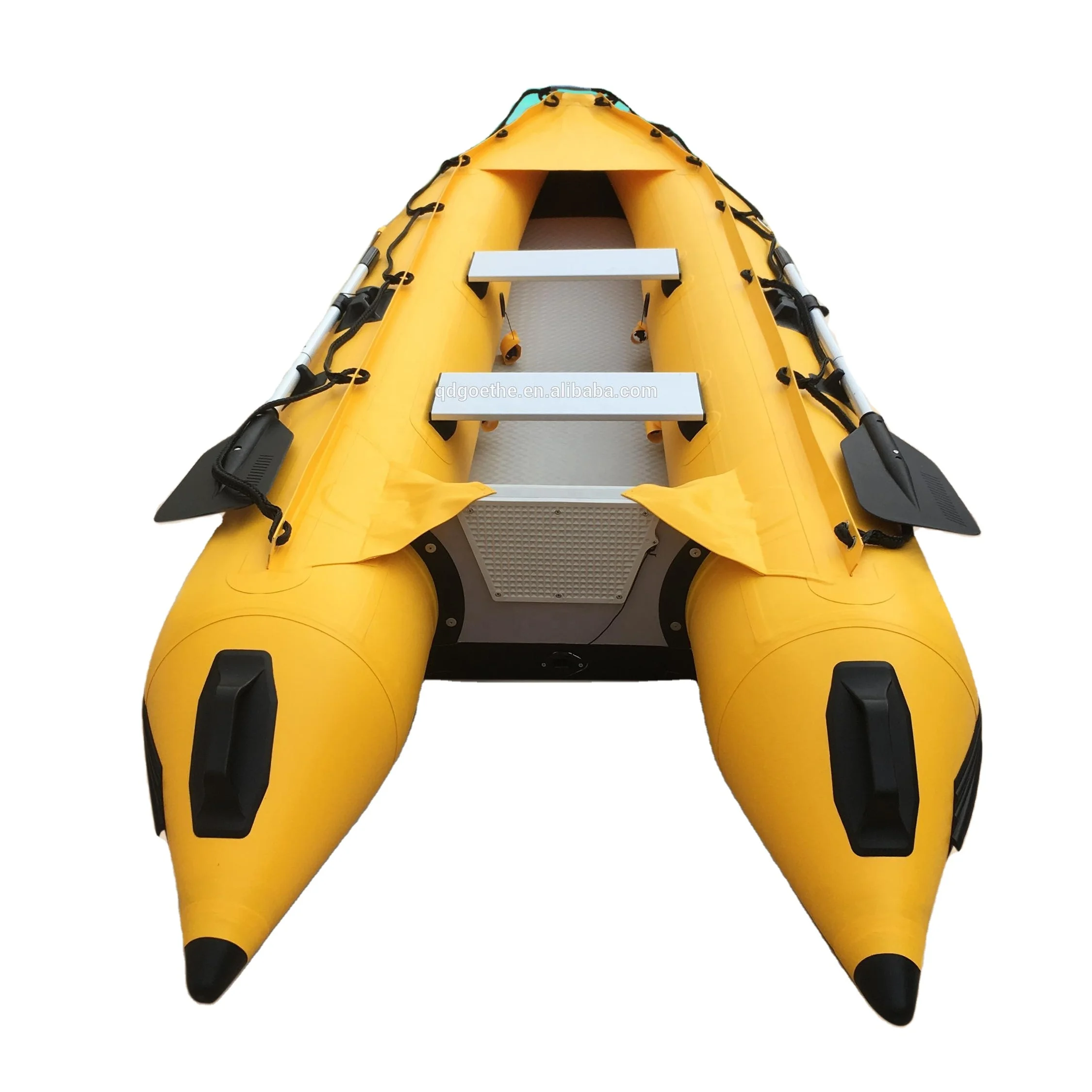 Goethe Goboat GTK370 12 футов ПВХ рыболовные каяки дешевая надувная лодка каноэ каяк с веслами алюминиевые сидения для