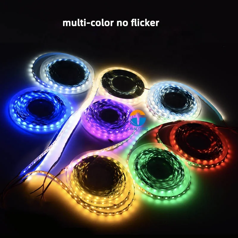 Outdoor Waterproof Ip67 Dc 12V Dc 24V 36V Smd2835  5 Meter / Roll White Green 3000K 4000K 60 Leds 240D Flexible Led Strip Lights