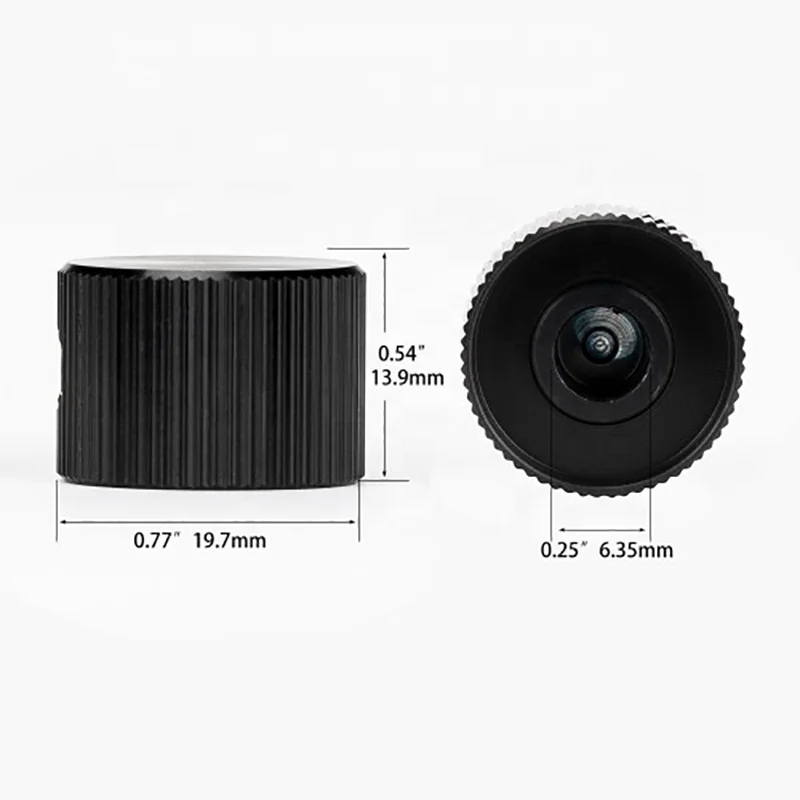 Custom CNC Machining Metal Potentiometer Knob Aluminum Guitar Pedal Knobs Solid Anodized Aluminum Guitar Knobs with Set Screw