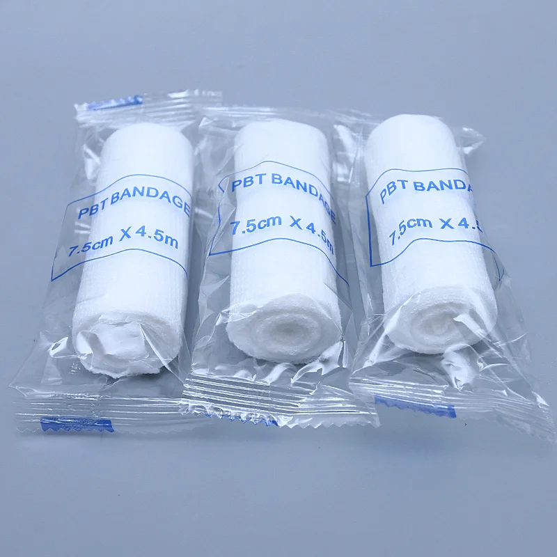 
7.5cm*4.5m PBT elastic bandages in stock factory direct sell RTS 