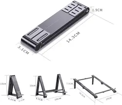 3 in 1 ergonomic  laptop stand Non-slip Desktop Notebook Holder multi laptop arm sleeve with stand 10-15.6 inches