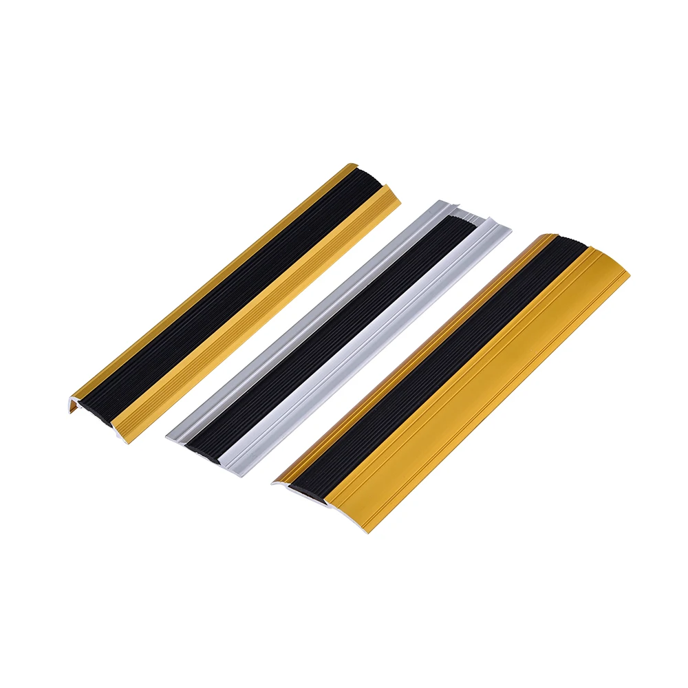 Modern Style Non-Slip Protection Strips Aluminum Wrap Angle Stair Step Edge Anti Slip Strip