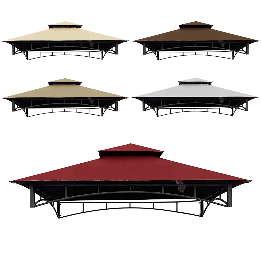 Minimalist Waterproof 8 x 5 Replacement Grill Gazebo Canopy Cover Barbecue Grill Tent