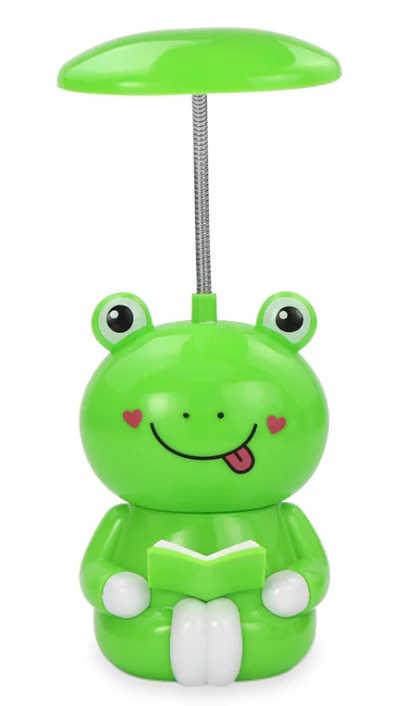 3 Color Modes Cartoon Panda LED Night Light Table Lamp Eye Protection Reading Bedroom Chargeable Lamp