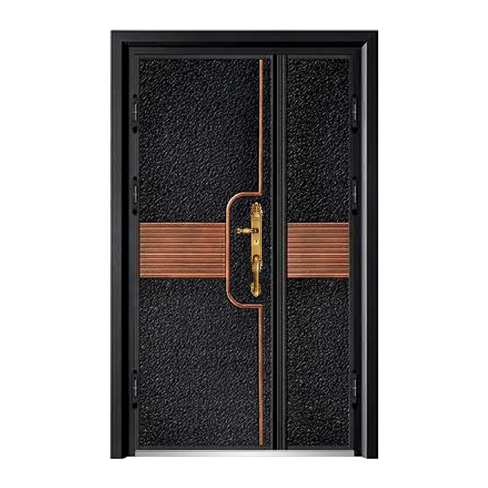 High Quality Exterior Door Fancy Cast Aluminum Doors Entrance Security Door