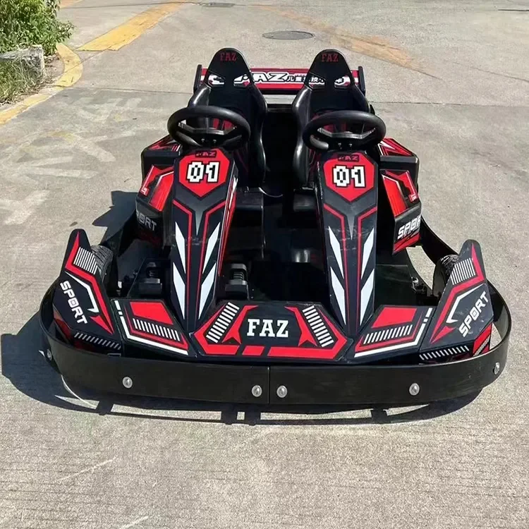 2024 EGS 700W Hub Motor 24V 20AH Lead Battery Electric 2 Seater Children Electric Go Kart for Adult Best Christmas Gift Hot Sale