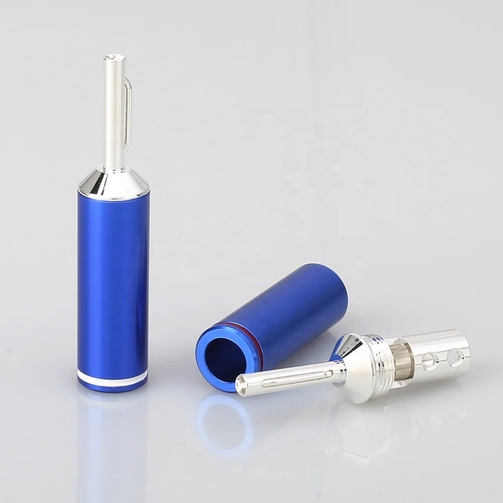 Silver Plated Speaker Cable banana Plug HIFI banana Connector for Speaker Wire DIY Speaker cable