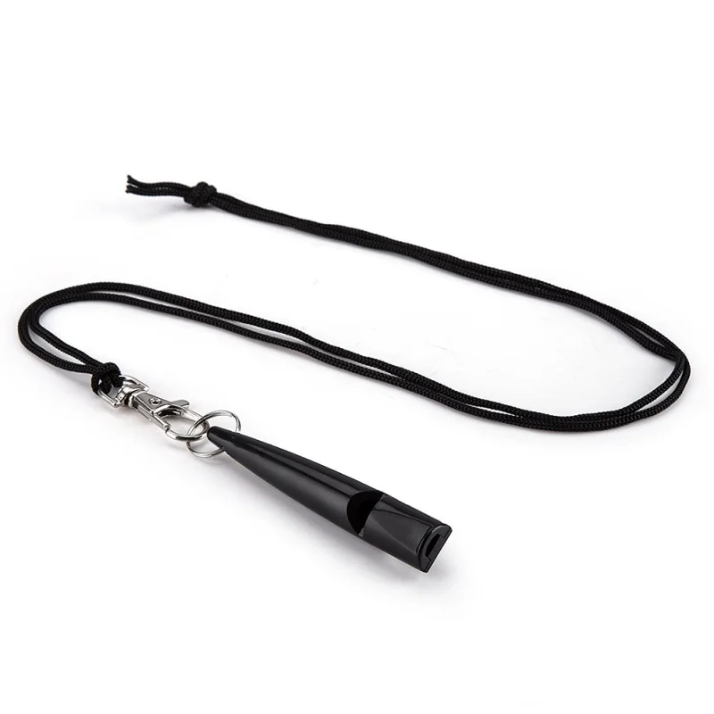 Professional High Pitch Plastic Dog Whistles for Recall Training Complete with Rope Lanyards and Keyrings