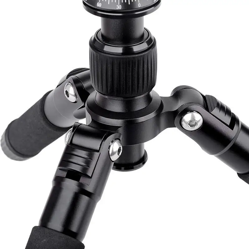 Hot sales Mini  Desktop tripod  Head Aluminum DSLR Phone Tablet Foldable Lightweight Video Camera Professional Tripod