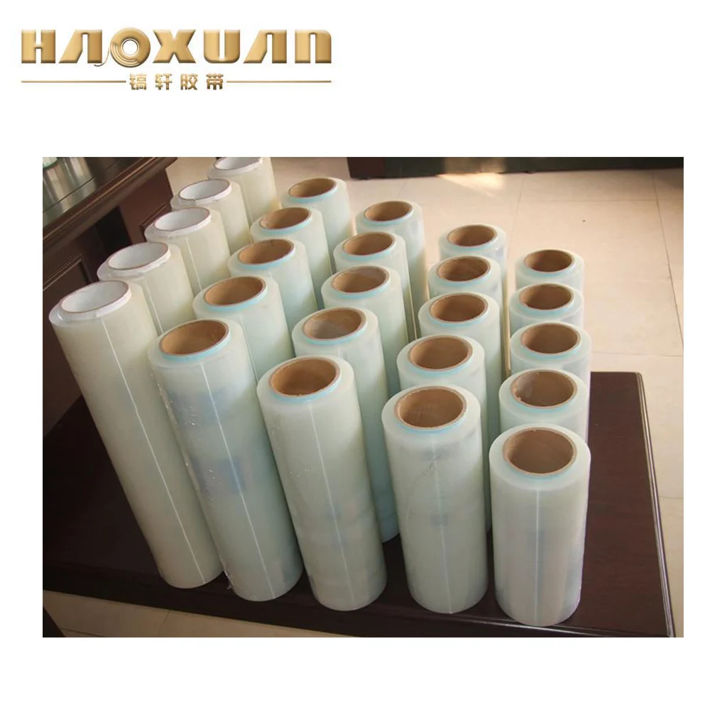 Self-Adhesive PE Stretch Film Soft High Glossy Waterproof Available in 30cm and 50cm Width 30m and 300m Length