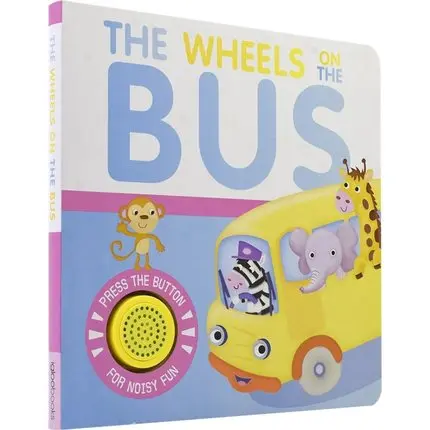 Необычная картонная детская музыкальная книга с твердым покрытием в наличии