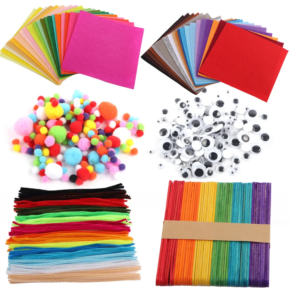Hot Selling Creative Educational DIY Crafts Materials Kit Supplies Kids Arts and Craft for School Home