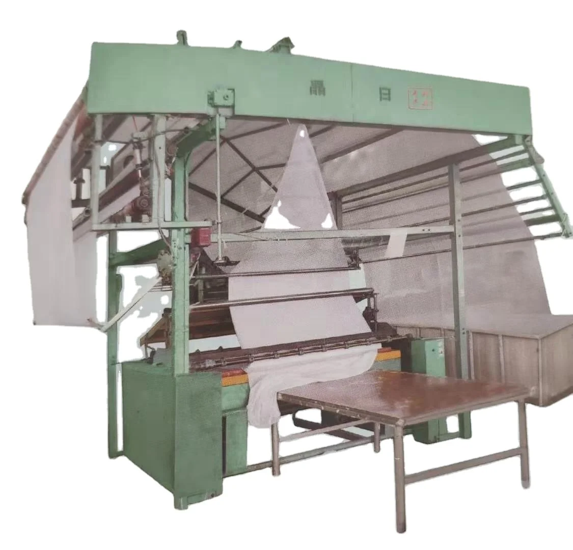 Electronic Calibrated Counter Meter System Textile Finishing Machine Double Fold Cloth Folding Machine