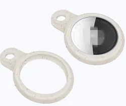 2021 Factory custom wholesale Original Wheat Straw Anti-drop anti-vibration Degradable air tag case