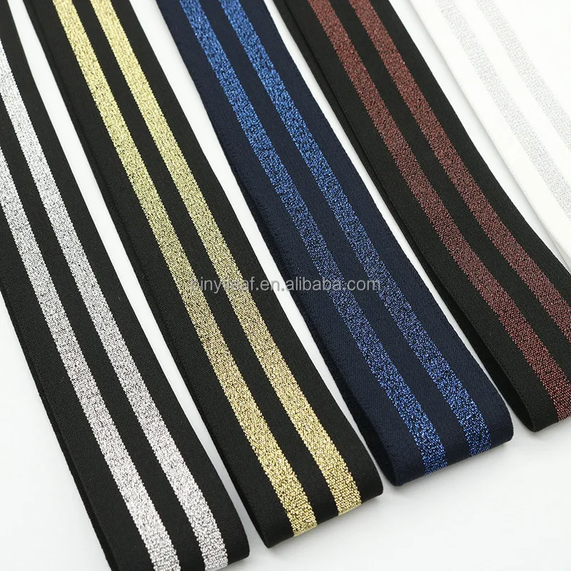 Заводской запас 2 5/4/5 см аксессуары для одежды одежда юбка нейлоновая тканая блестящая металлическая резинка нижнего белья