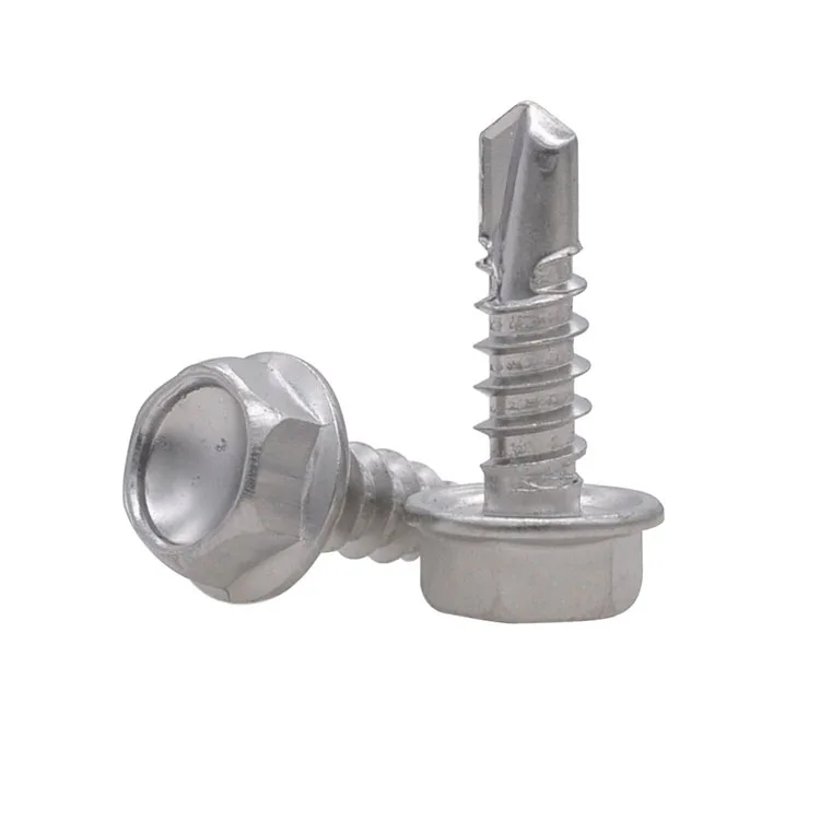 OEM Factory Roof Screw High Strength Ind Hex Head Metal TEK Self Drilling Screw With Washer
