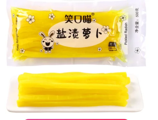 hot sale korean yellow pickled radish sushi takuan