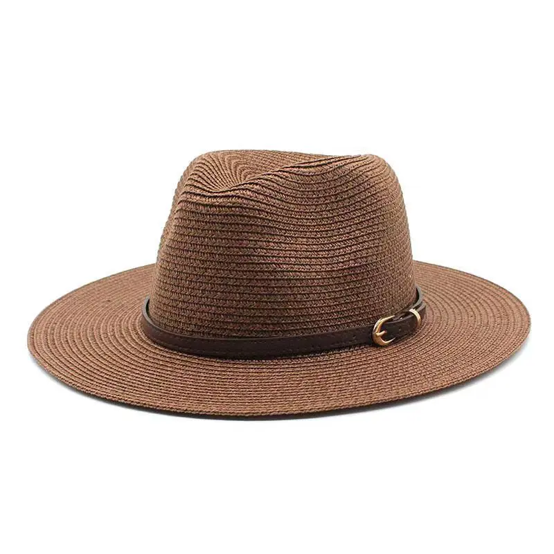 2025 Unisex Vintage Stylish Fedora Hat Furry Brim New Top Woolen Jazz Bucket Hat Fashionable Summer Sports Fishing Ribbon