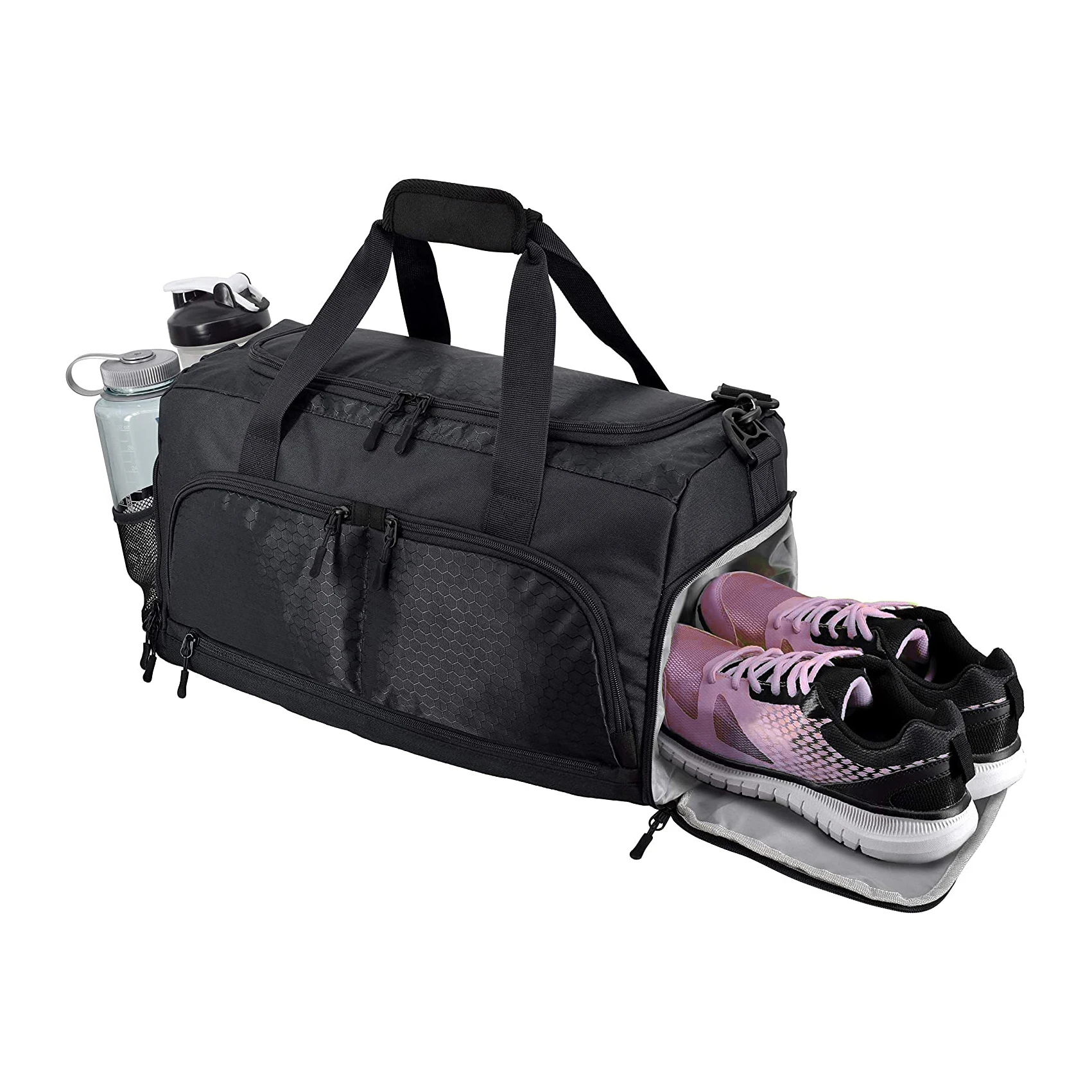 Модная повседневная сумка для фитнеса на заказ с мокрым карманом и сумкой для обуви, подходит для мужчин и женщин, для спорта, путешествий, багажа