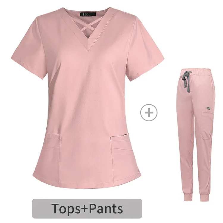 2023 New Custom Made Fashion Style Female Nurse Uniform Medical Hospital Nurse Uniforms For Women