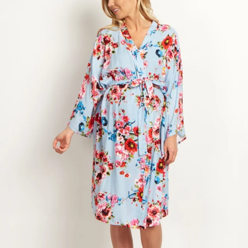 Shenzhen Factory Pregnancy Sleepwear Custom Wholesale Digital Printing Hospital Body