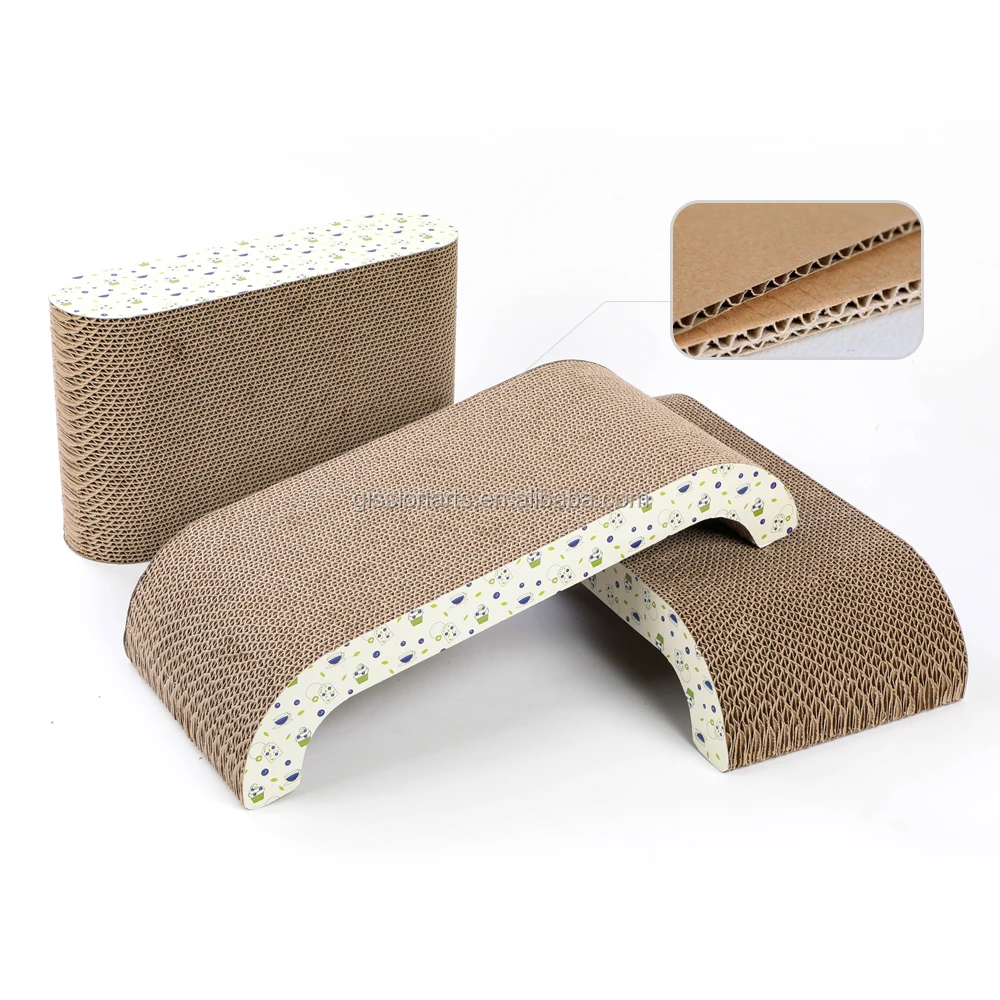 Three Layers of Scratch Boards  Cat Furniture Supports Custom Cat Scratcher