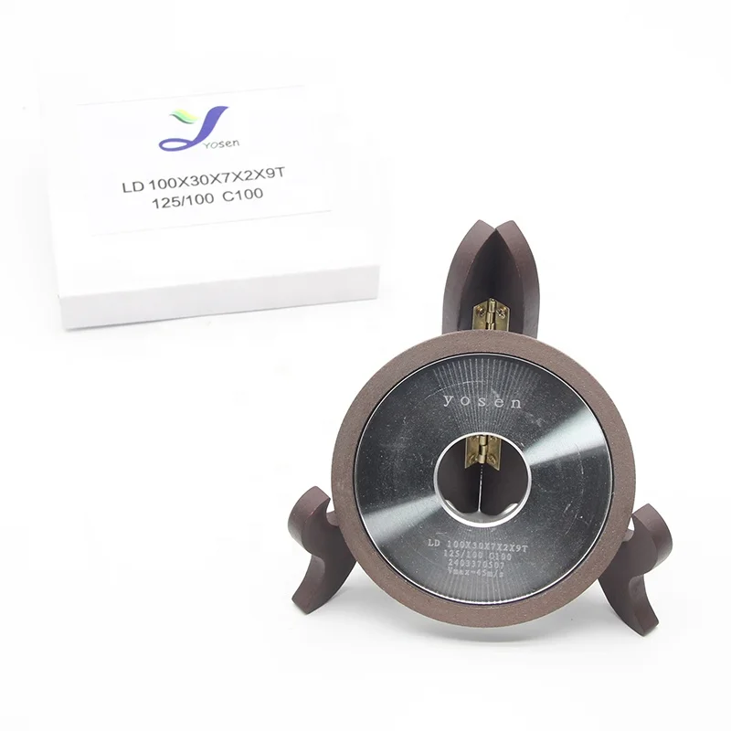 Алюминиевые алмазные шлифовальные круги для Точилки алмазный шлифовальный круг заточки LD 100x30x7x2x9T