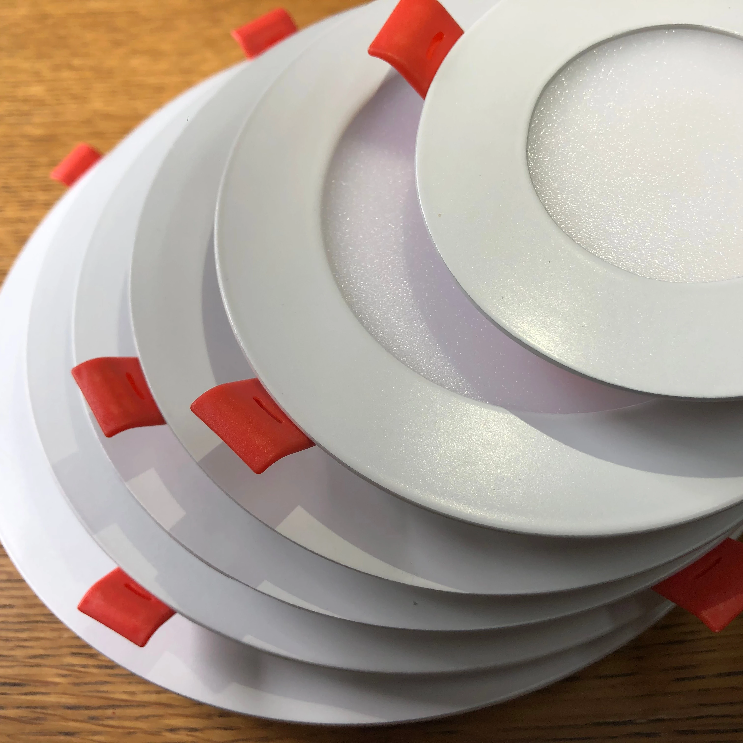 Indoor Office Color Changing Plastic Recessed Round 3W/6W/9W/12W/15W/18W Led 100lm/W Ceiling Backlit Panel Light