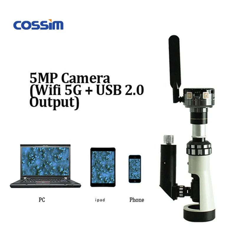 BJ-C 100X~500X Handheld Type Portable Metallurgical Microscope with Built-in Battery