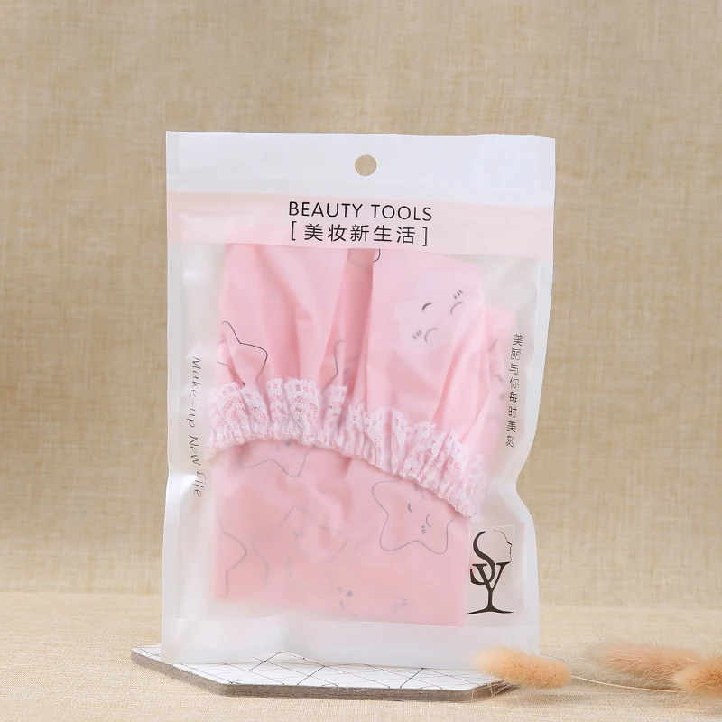 Lameila, оптовая продажа, Товары для ванной, водонепроницаемая Женская душевая шапочка, пластиковая шапочка для купания C0816