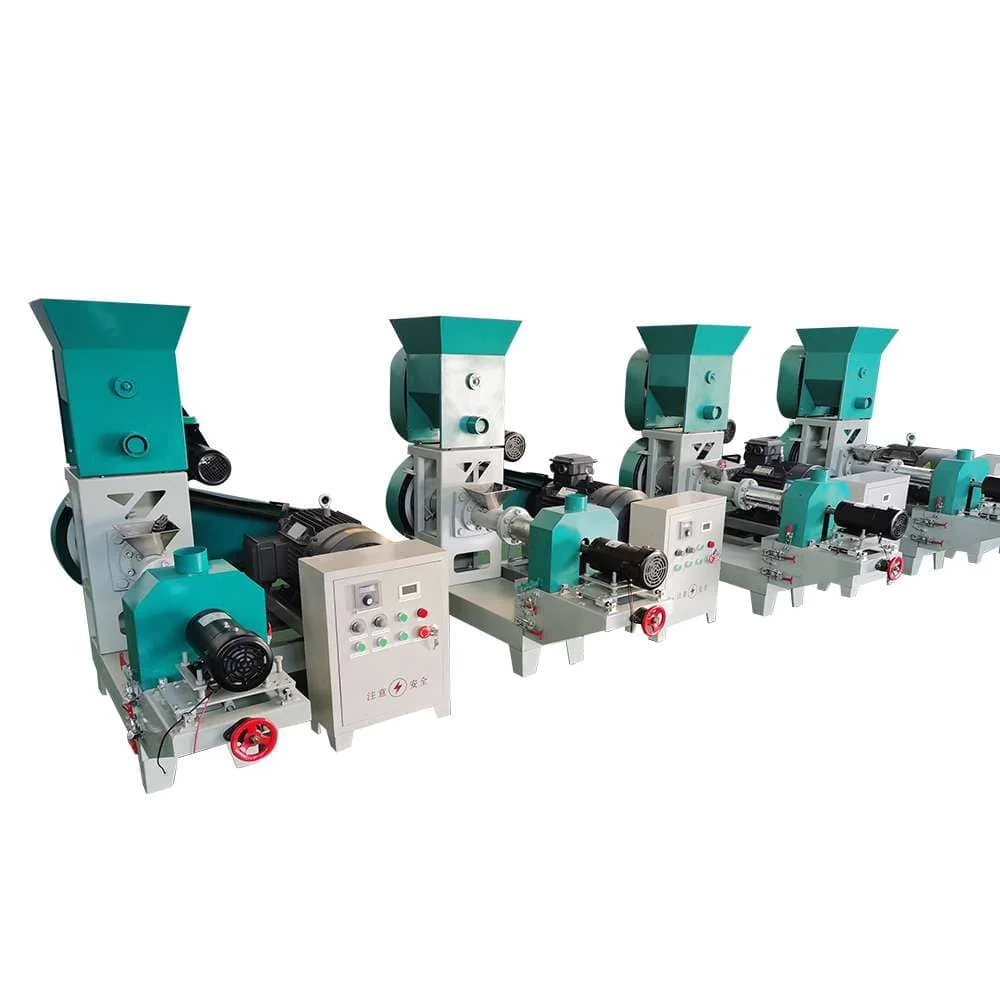 Twin Screw Floating Fish Feed Extruder Machine Big Capacity Fish Feed Making Machine