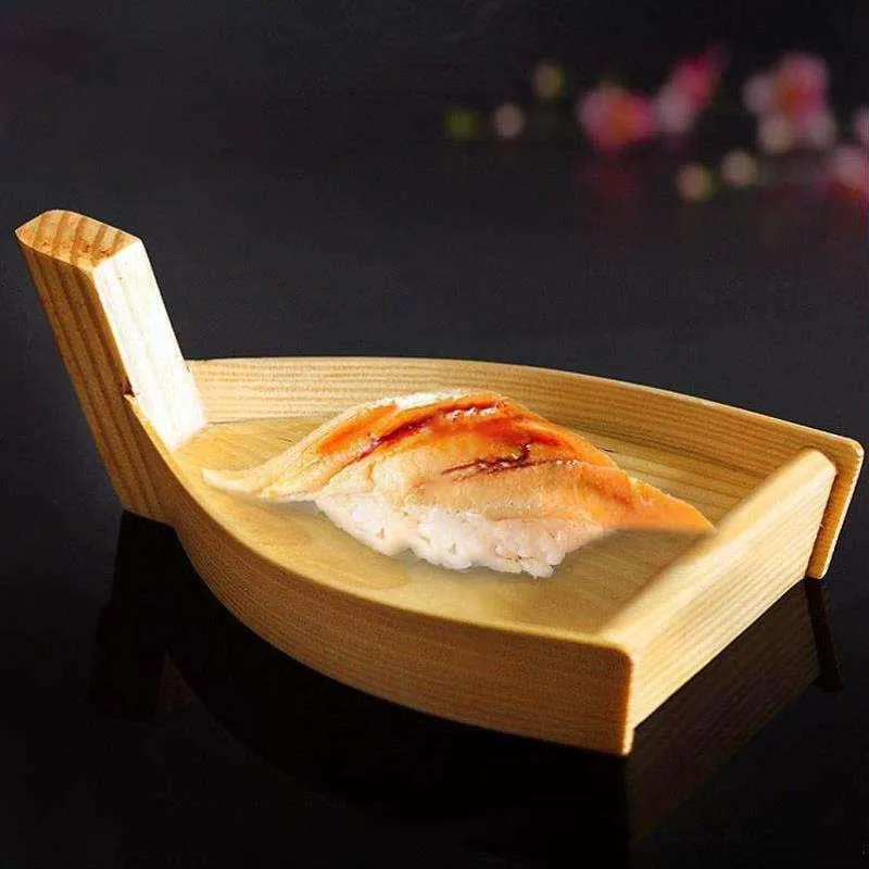Cheap durable sushi boat serving tray for restaurant sushi decoration