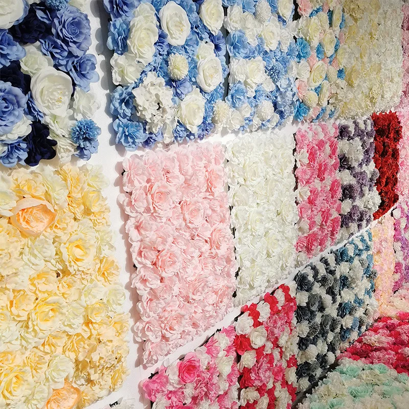 Simulation Flower Wall Color Romantic Decoration Hydrangea Wedding Background Net Red Photo Card Wall