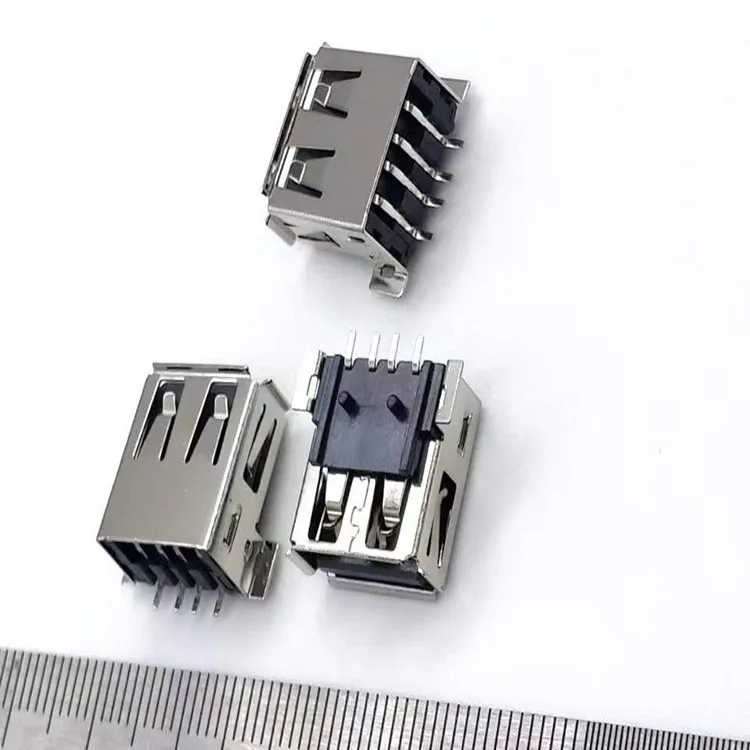 USB cable  Connector 4 Position Through Hole Right Angle for samtec USB-A-S-S-B-TH