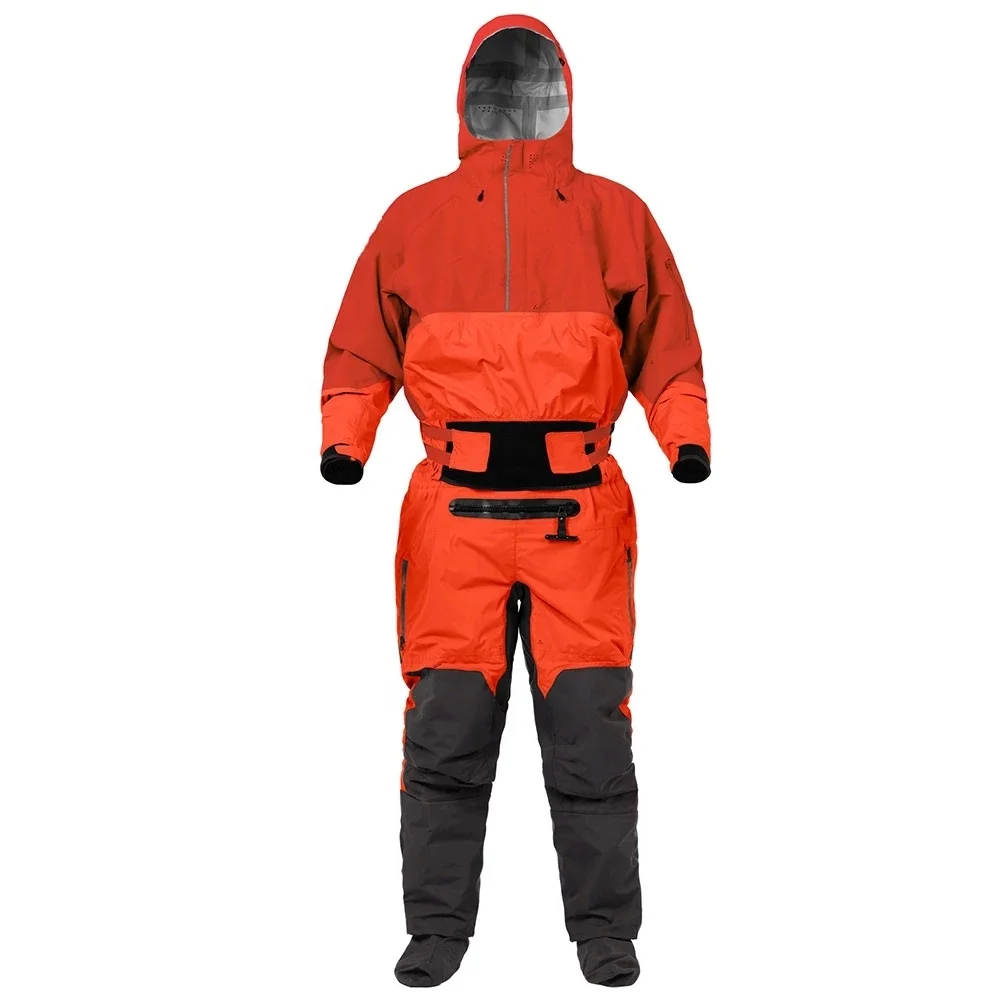 Для взрослых рафтинг Дайвинг drysuit Каякинг сухой костюм для мужчин неопреновый капюшон
