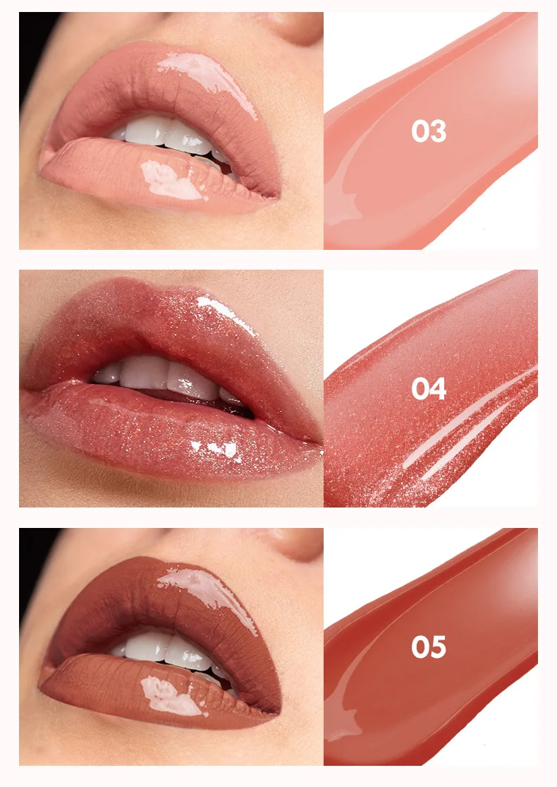 SPF Customized Logo Vegan Lip Oil Fruit Flavor Moisturizing Makeup Private Label liquid lip balm butter gloss lipstick Lip Oil