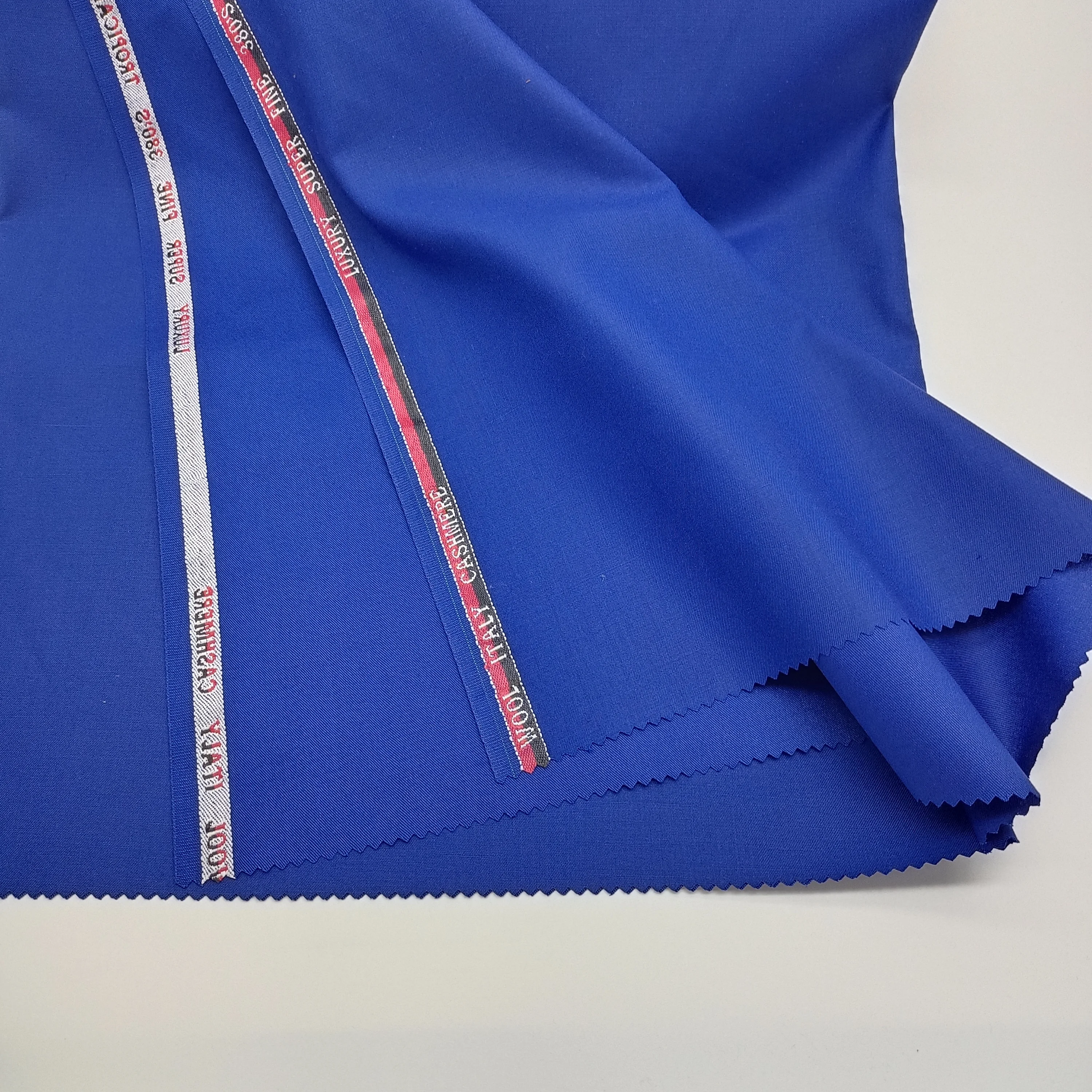 luxury Italian selvedge comfortable tr suiting fabric viscose/polyester fabric cashmere wool suiting fabric