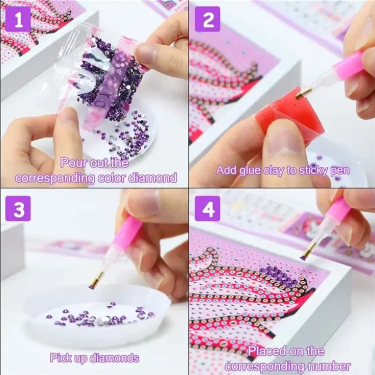 Hot selling custom design 5d diamond painting kit diamond art painting in stock,  Landscape