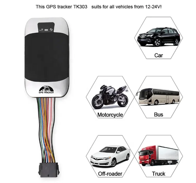 Tracker Gps303g Car GPS GSM GPRS Tracking Devices for Car Motorcycle Bus Truck Off-roader